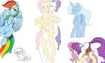  2016 anatomically_correct anthro anus balls breasts cutie_mark dock equine fluttershy_(mlp) friendship_is_magic horn mammal my_little_pony nipples pegasus penetration pussy_juice rainbow_dash_(mlp) rarity_(mlp) sex spread_wings trixie_(mlp) unicorn unknown_artist vaginal vaginal_penetration wings 