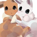  blue_eyes cute eevee fluffy nintendo pok&eacute;mon shiny_pok&eacute;mon video_games ぬこちー 