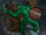  2016 4_toes anal anal_penetration ankle_grab anthro back_muscles balls bed bedroom biceps big_muscles butt canine chair claws clenched_teeth computer crocodile crocodilian cum cum_in_ass cum_inside cum_on_balls cum_on_butt cum_on_penis cutaway desk digital_media_(artwork) dresser duo etness green_scales hands_behind_head hi_res hindpaw humanoid_penis inside internal interspecies jackal leg_grab male male/male mammal manly multicolored_scales muscular nasus_(lol) nipples nude on_bed pawpads paws pecs penetration penis piledriver_position pillow plushie raised_heel red_eyes renekton reptile saliva saliva_string scales scalie sex smile standing sweat tan_scales teeth tiptoes toe_claws toes two_tone_scales upside_down 