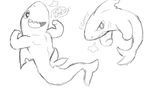  animal_genitalia animal_penis fish flexing hemipenes male marine multi_penis oob penis shark simple_background sketch 