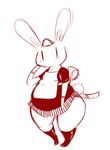  anthro blush clothing lagomorph maid_uniform mammal panties rabbit ruby_(rq) ruby_quest solo thick_thighs underwear uniform yattermang 