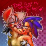  &lt;3 abstract_background anthro bat blue_eyes blue_fur breast_squish breasts butt carrying duo english_text female fur green_eyes half-closed_eyes hedgehog hi_res holding_(disambiguation) male male/female mammal mdlmemorybank nude open_mouth pinch rouge_the_bat sonic_(series) sonic_the_hedgehog text tongue tongue_out 