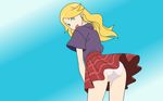  highres kimura_kaere long_hair panties panty_shot pantyshot sayonara_zetsubou_sensei skirt underwear uniform upskirt vector vector_trace wallpaper 