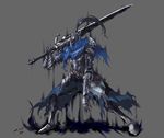  artorias_the_abysswalker corruption dark_souls full_armor greatsword helmet knight nishiumi_yuuta solo souls_(from_software) sword weapon 