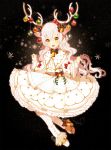  animal_ears christmas dress horns mamyouda 