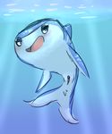  blush destiny_(finding_dory) disney female finding_dory open_mouth pixar pussy solo tongue underwater unknown_artist water whale_shark 