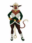  2016 aisha_clanclan alien animal_humanoid big_breasts breasts cat_humanoid cleavage clothed clothing feline female humanoid mammal outlaw_star smile solo steveman 