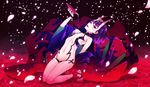  :d alcohol black_eyes black_hair cup fate/grand_order fate_(series) highres horns kneeling looking_at_viewer matsuryuu navel oni oni_horns open_mouth sakazuki sake short_hair shuten_douji_(fate/grand_order) smile solo 