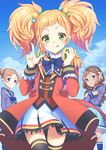  :q aikatsu!_(series) aikatsu_stars! ashida_yuuri_(aikatsu!) band_uniform black_legwear blonde_hair blue_eyes blush bouzu_(bonze) braid brown_hair commentary_request double_bun epaulettes frilled_skirt frills green_eyes hair_bobbles hair_ornament hairband headphones headphones_around_neck katsura_miki_(aikatsu!) licking_lips long_hair looking_at_viewer multiple_girls nikaidou_yuzu open_mouth s4_uniform school_uniform short_hair single_braid skirt smile thighhighs tongue tongue_out twintails uniform yotsuboshi_academy_uniform 