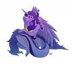  anthro big_breasts breasts clothed clothing dragon female happylittlecloud horn simple_background sitting solo white_background wings 