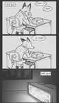  2016 canine clothed clothing comic dialogue disney english_text fox fur male mammal mistermead nick_wilde police_uniform solo text uniform zootopia 