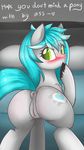  &lt;3 2016 absurd_res anus blush butt clitoris cutie_mark darkpotzm earth_pony equine fan_character female feral hair hi_res horse looking_back mammal my_little_pony pony pussy rear_view solo 