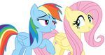  better_version_at_source blue_feathers cutie_mark equine feathered_wings feathers female feral fluttershy_(mlp) friendship_is_magic hair horse long_hair mammal multicolored_hair my_little_pony pegasus pink_hair pony rainbow_dash_(mlp) rainbow_hair sketchmcreations_(artist) smile wings yellow_feathers 