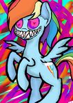  colorful creepy equine feral friendship_is_magic horse mammal my_little_pony nightmare_fuel pegasus pinkponycarcass pony rainbow_dash_(mlp) teeth wings 