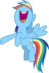  blue_feathers cutie_mark equine feathered_wings feathers female feral friendship_is_magic fur hair horse laugh luckreza8 mammal multicolored_hair my_little_pony pegasus pony rainbow_dash_(mlp) rainbow_hair smile solo teeth wings 