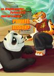  anthro bear comic feline female kung_fu_panda male mammal master_tigress panda po sabrotiger tiger 