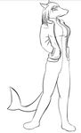  2016 anthro clothed clothing female fierywitherrose fish hair helium2 hi_res marine nova_whitesail shark simple_background smile solo 