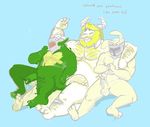  2016 3_toes ? after_orgasm after_sex anthro armor asgore_dreemurr barefoot boss_monster buttdawg caprine cum cum_on_penis dialogue digital_media_(artwork) dragon english_text erection eyes_closed feet fur goat group hair half-erect helmet hindpaw horn humanoid_penis lagomorph male male/male mammal monochrome partially_retracted_foreskin paws penis rabbit rg01_(undertale) rg02_(undertale) scales scalie smile soles text toes uncut undertale video_games 