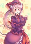  animal_ears blush breasts highres kanzakietc long_hair overlord_(maruyama) shalltear_bloodfallen smile solo tail 