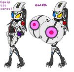  anthro big_breasts breasts female glados huge_breasts hyper machine modular portal portal_(series) robot valve video_games vinnyvanyiffy 