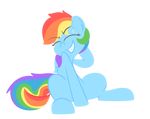  alpha_channel equine eyes_closed friendship_is_magic hair mammal mr-degration multicolored_hair my_little_pony pegasus rainbow_dash_(mlp) smile solo teeth wings 