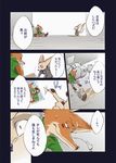  2016 canine comic digital_media_(artwork) disney fennec finnick fox japanese_text male mammal mayo850921 nick_wilde text translation_request zootopia 