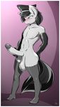  2016 anthro balls earth_pony equine erection fan_character horse male mammal my_little_pony nude penis pony sanders solo 