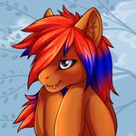  ambiguous_gender earth_pony equine fan_character hair hair_over_eye horse kellwolfik long_hair mammal my_little_pony pony smile 