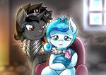  baby equine fan_character feral friendship_is_magic group horse king king_sombra_(mlp) mammal my_little_pony pony queen royalty vavacung young 
