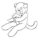  anthro cat crying cub cubone feline holding_(disambiguation) hug jellymouse mammal nintendo pok&eacute;mon size_difference tagme tears video_games young 