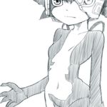 370ml breasts featureless_breasts female humanoid imp mask midna monochrome nintendo not_furry simple_background solo the_legend_of_zelda twilight_princess video_games white_background 