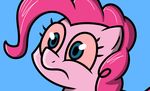  2016 blue_eyes digital_media_(artwork) earth_pony equine feral friendship_is_magic horse mammal my_little_pony pinkie_pie_(mlp) pokefound pony simple_background solo 