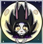  chainchomped clothing colorful face_on hoodie icon invalid_background invalid_tag long_ears looking_at_viewer moon tailypo yellow_eyes 