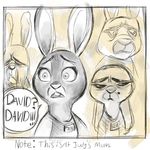  2016 anthro border buckteeth crowd digital_media_(artwork) disney english_text fearmywaffles female group lagomorph long_ears looking_away low_res mammal old open_mouth public rabbit speech_bubble stressed teeth text white_border wide_eyed worried zootopia 