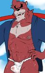  anthro bear bulge clothing fundoshi gabshiba japanese_clothing kumatetsu male mammal solo the_boy_and_the_beast underwear 