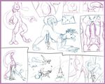  animal_genitalia animal_penis anthro bulge canine canine_penis comic cum cum_inflation english_text humanoid_penis inflation knot legendary_pok&eacute;mon male male/male mammal mewtwo nintendo nude penis pok&eacute;mon sephrendemon size_difference size_play text uncut video_games 
