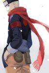  armband blonde_hair blue_eyes forehead_protector hal_(sakurajam) hands_in_pockets male_focus naruto:_the_last naruto_(series) scarf solo uzumaki_naruto whisker_markings 