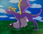  animated caprine claws crazyelf dragon duo erection female feral from_behind_position horn male male/female mammal marble penetration penis pussy sex spyro spyro_the_dragon video_games 