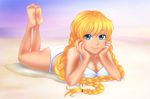  bikini blonde_hair blue_eyes everlasting_summer orikanekoi slavya-tan 