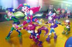  6+girls apple_bloom babs_seed lemon_zest maud_pie multiple_girls my_little_pony my_little_pony_equestria_girls my_little_pony_friendship_is_magic personification pinkie_pie rarity roller_skates scootaloo sunny_flare sweetie_belle tagme uotapo 