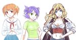  aqua_eyes blonde_hair braid dvache-tan green_eyes orange_hair orikanekoi purple_hair red_eyes slavya-tan tagme twintails unyl-tan 