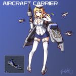  blonde_hair blue_eyes breasts cleavage command_and_conquer garter_straps hat langbazi large_breasts long_hair mecha_musume military military_uniform personification solo thighhighs uniform 