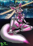  4_toes absurd_res animatronic black_nose breasts canine female five_nights_at_freddy&#039;s fox funtime_foxy_(fnaf) hi_res looking_at_viewer lying machine mammal pink_skin ribbons robot sister_location spread_legs spreading toes video_games white_skin 
