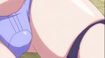  1girl animated animated_gif breasts chidorigafuchi_aine large_breasts masou_gakuen_hxh open_legs spread_legs torn_clothes white_hair 