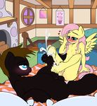  anthro breasts cum cumshot equine fan_character feral fluttershy_(mlp) foot_fetish footjob friendship_is_magic horse humanoid_feet kyokimute mammal my_little_pony orgasm pegasus penis pony pussy wings 