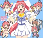  2016 2girls ahoge bag bikini birthday blue_eyes blue_hair blush blush_stickers bodysuit bow brown_hair carrying character_name chibi dated hair_bow hair_intakes happy_birthday kagami_sumika long_hair low_ponytail multiple_girls muvluv muvluv_alternative open_mouth otoo_(izanagi) outstretched_arms panties pilot_suit pleated_skirt ponytail red_eyes red_hair sailor_collar school_bag school_uniform serafuku shirogane_takeru shoulder_carry skirt smile swimsuit twintails underwear very_long_hair yashiro_kasumi 