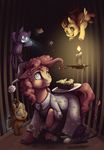 2016 badday28 cake candle candlestick doll equine female food friendship_is_magic horn mammal my_little_pony pinkie_pie_(mlp) pound_cake_(mlp) pumpkin_cake_(mlp) unicorn 