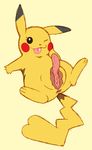  anus female feral looking_at_viewer nintendo pikachu pok&eacute;mon pussy simple_background solo tongue tongue_out video_games yowesephth 