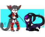  ava avafraya bow chibi female fish girly gustav leash male male/female marine sergal shark underthedarkness 