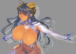  1girl breasts demon_girl homare_(fool&#039;s_art) huge_breasts solo 